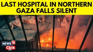 Fire rips through one of Gaza’s last hospitals; Israel detains director